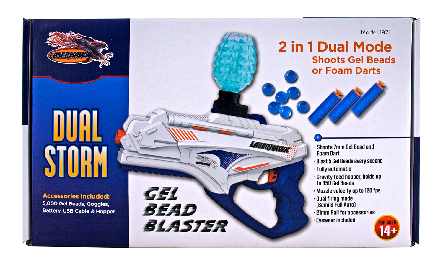 Pistola de Hidrogel Laserhawk Dual Storm