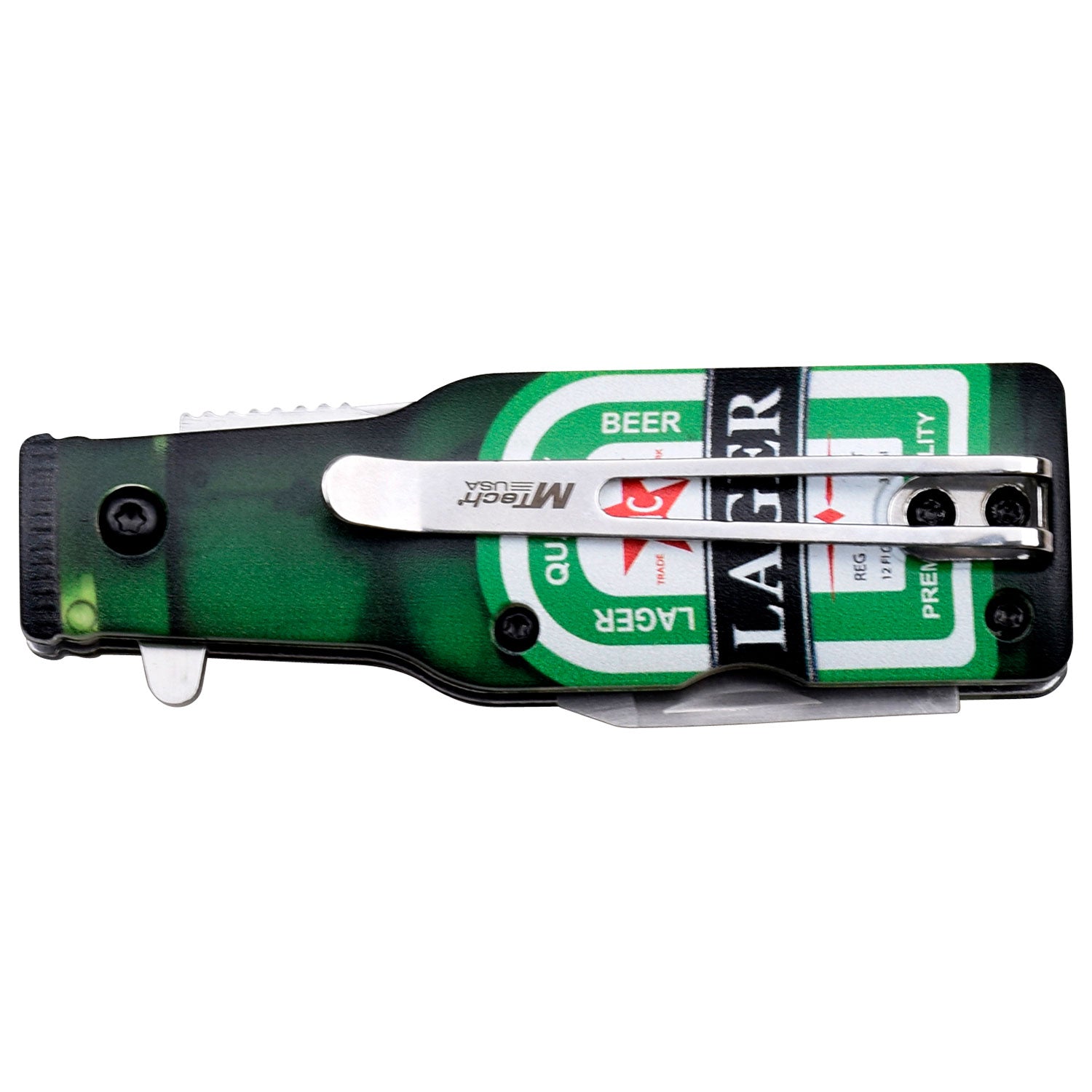 Navaja tipo cerveza Heineken