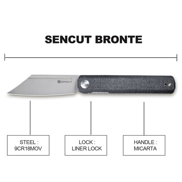 Navaja SENCUT modelo Bronte Micarta