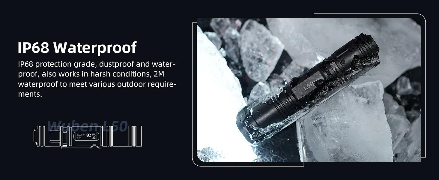 Lámpara táctica Wuben L50