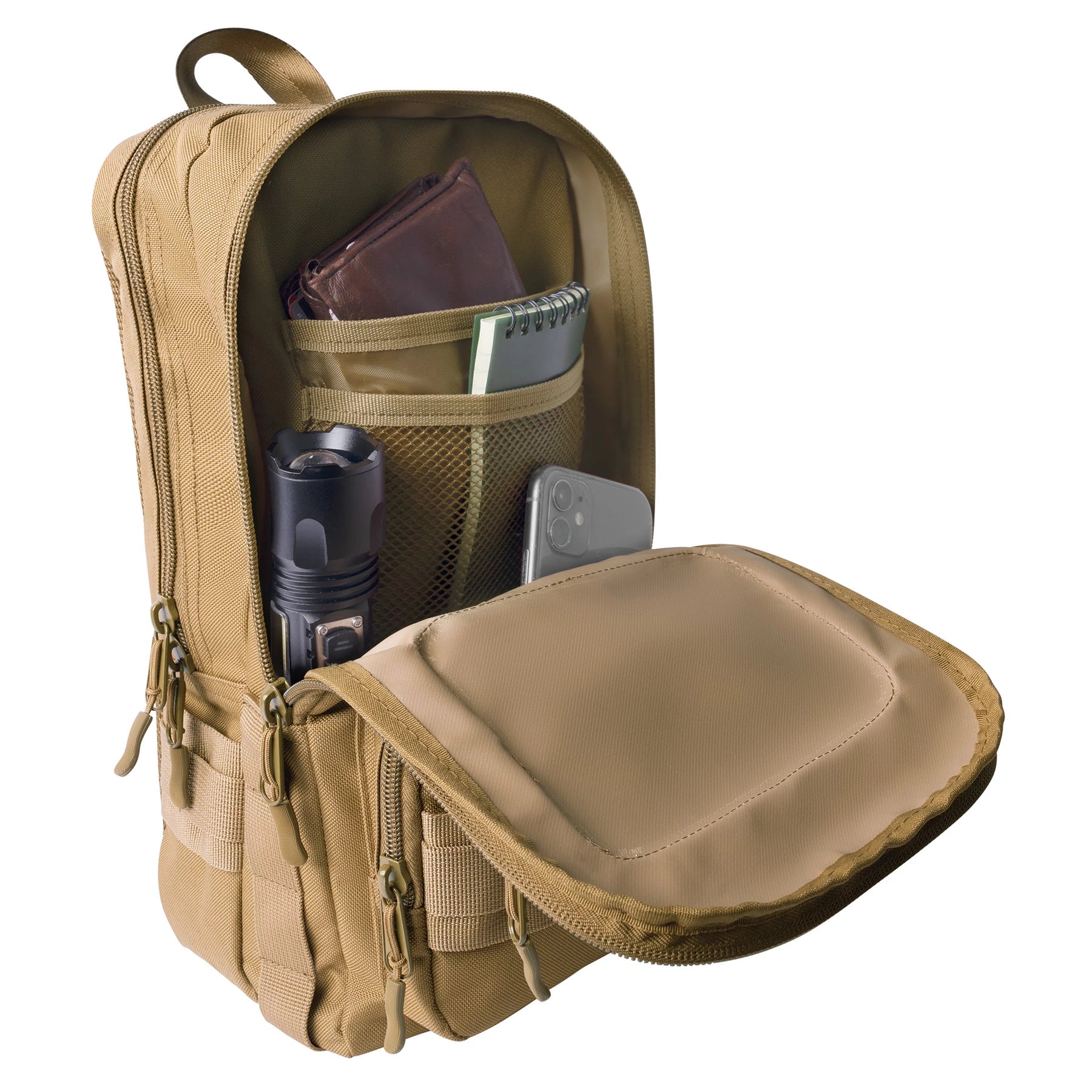 Bandolera Táctica Traveler color Coyote