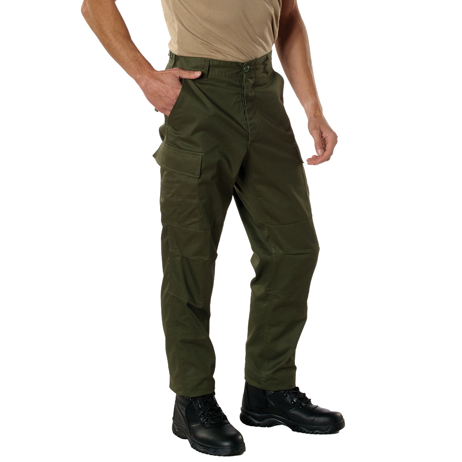 Pantalón tipo Cargo Tactical BDU color Verde OD