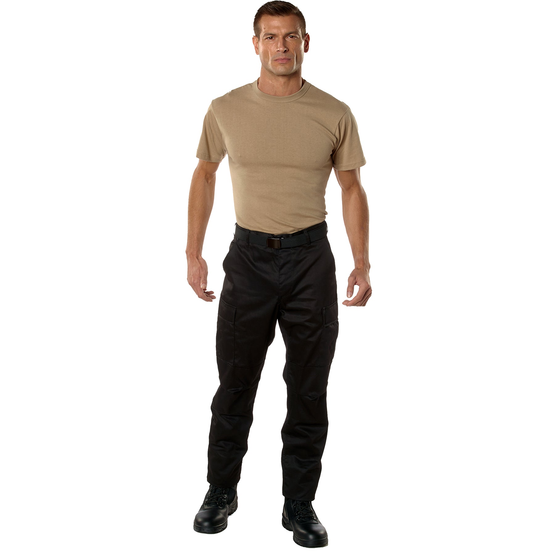 Pantalón tipo Cargo Tactical BDU color Negro