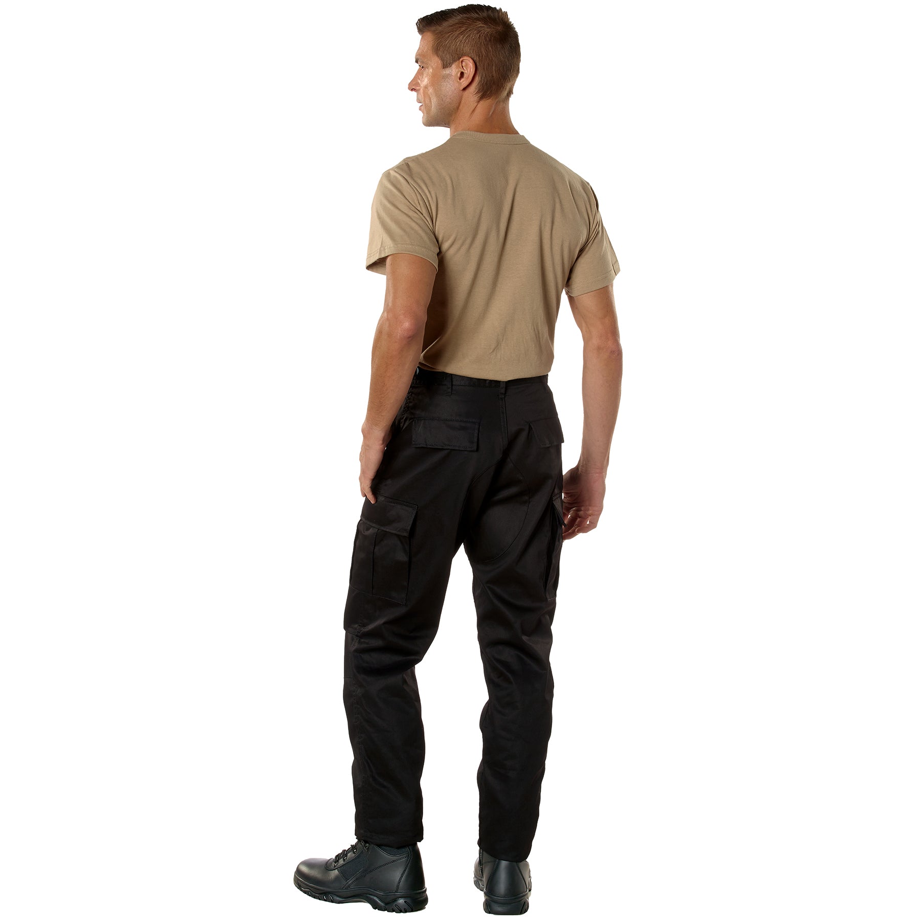 Pantalón tipo Cargo Tactical BDU color Negro