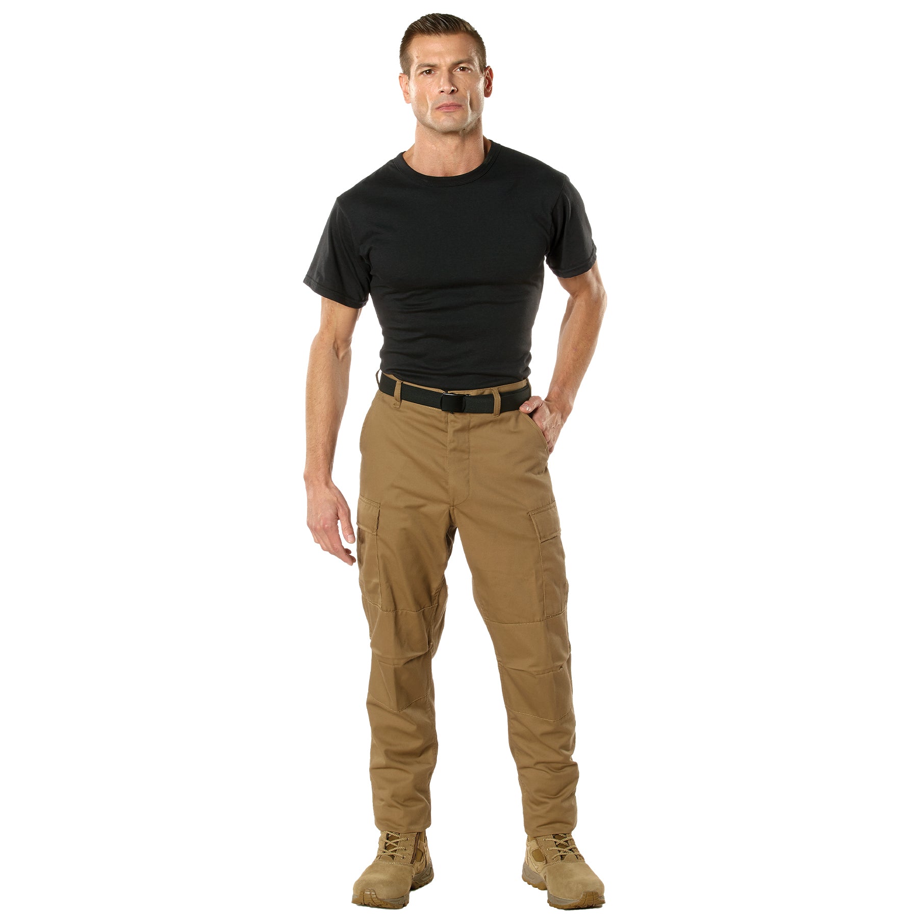 Pantalón tipo Cargo Tactical BDU color Coyote