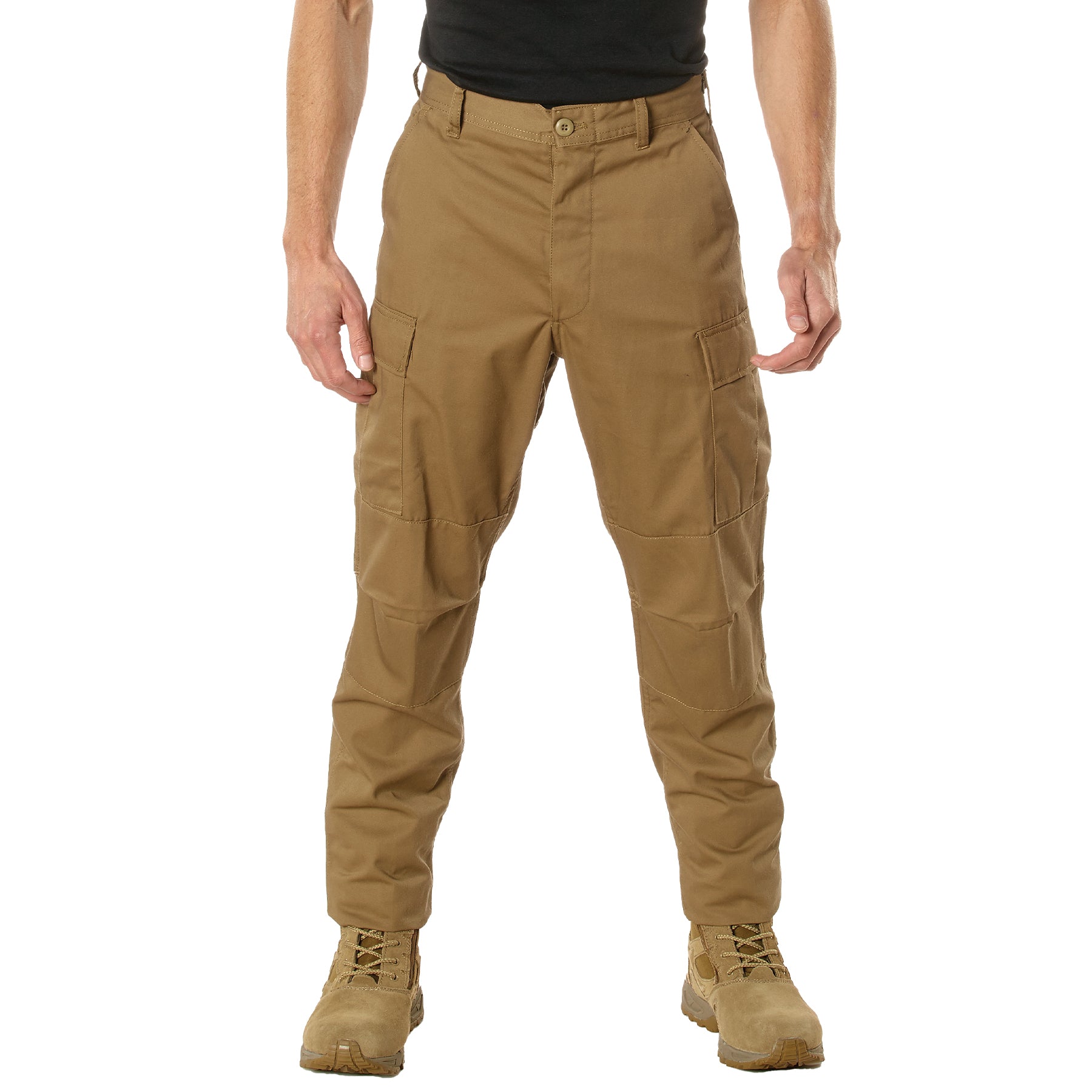 Pantalón tipo Cargo Tactical BDU color Coyote