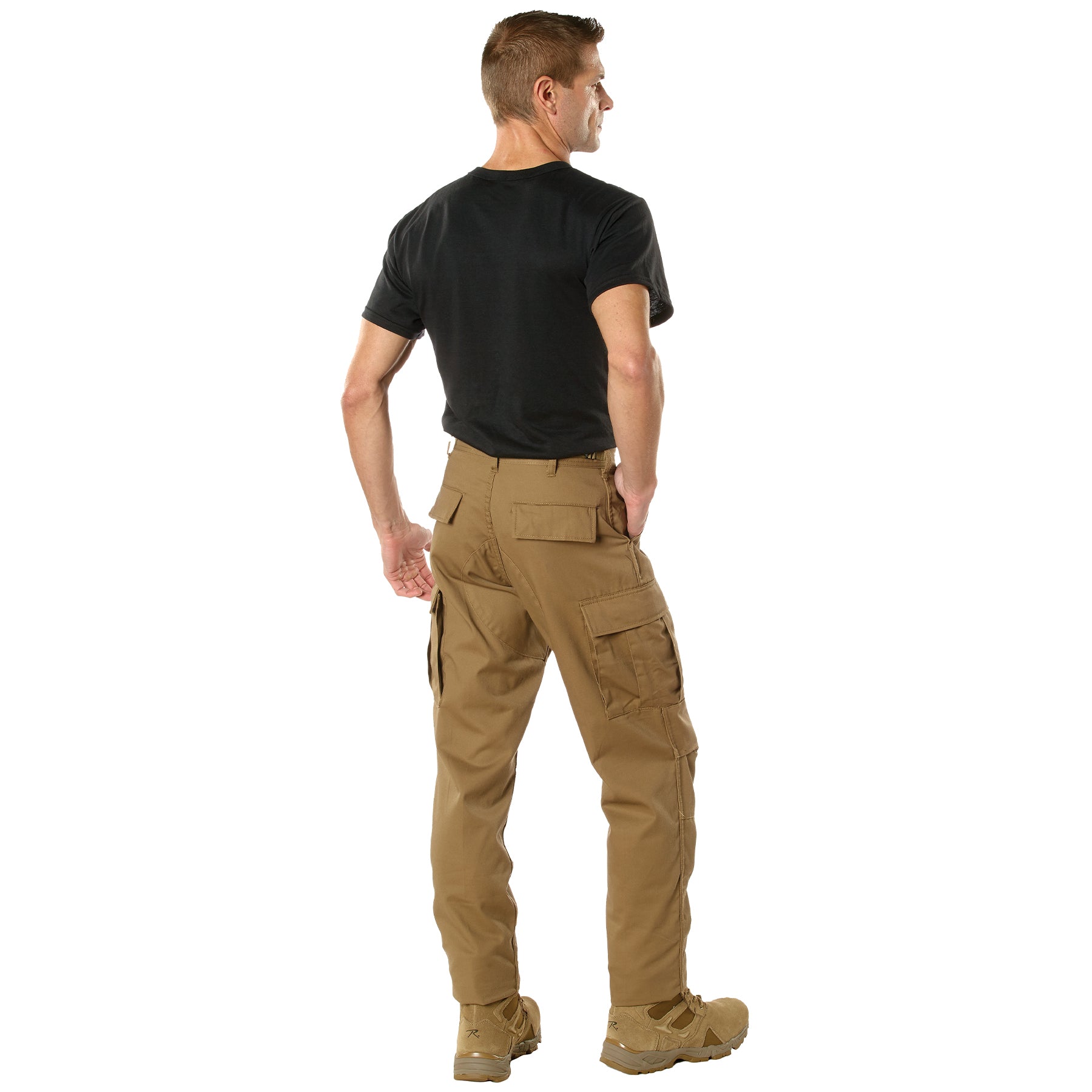 Pantalón tipo Cargo Tactical BDU color Coyote