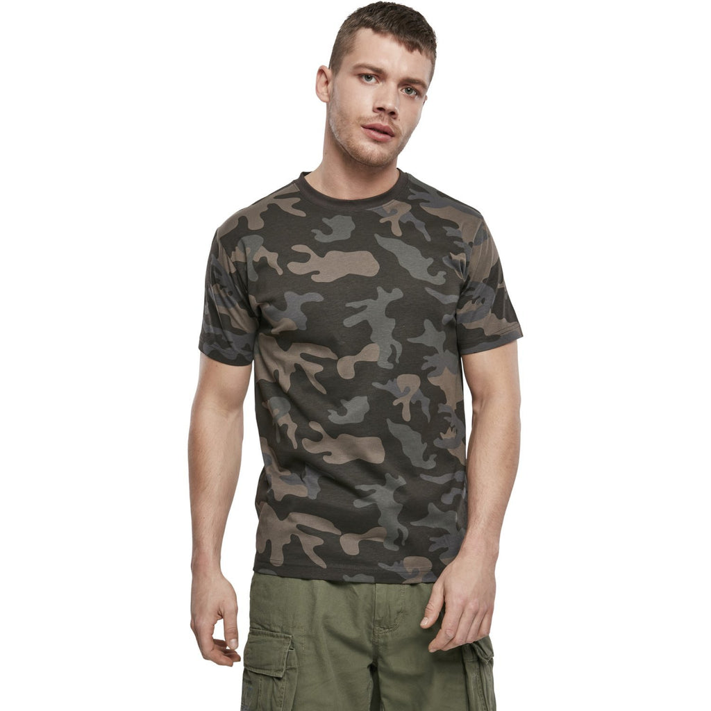 Camiseta Brandit Camuflaje Oscuro