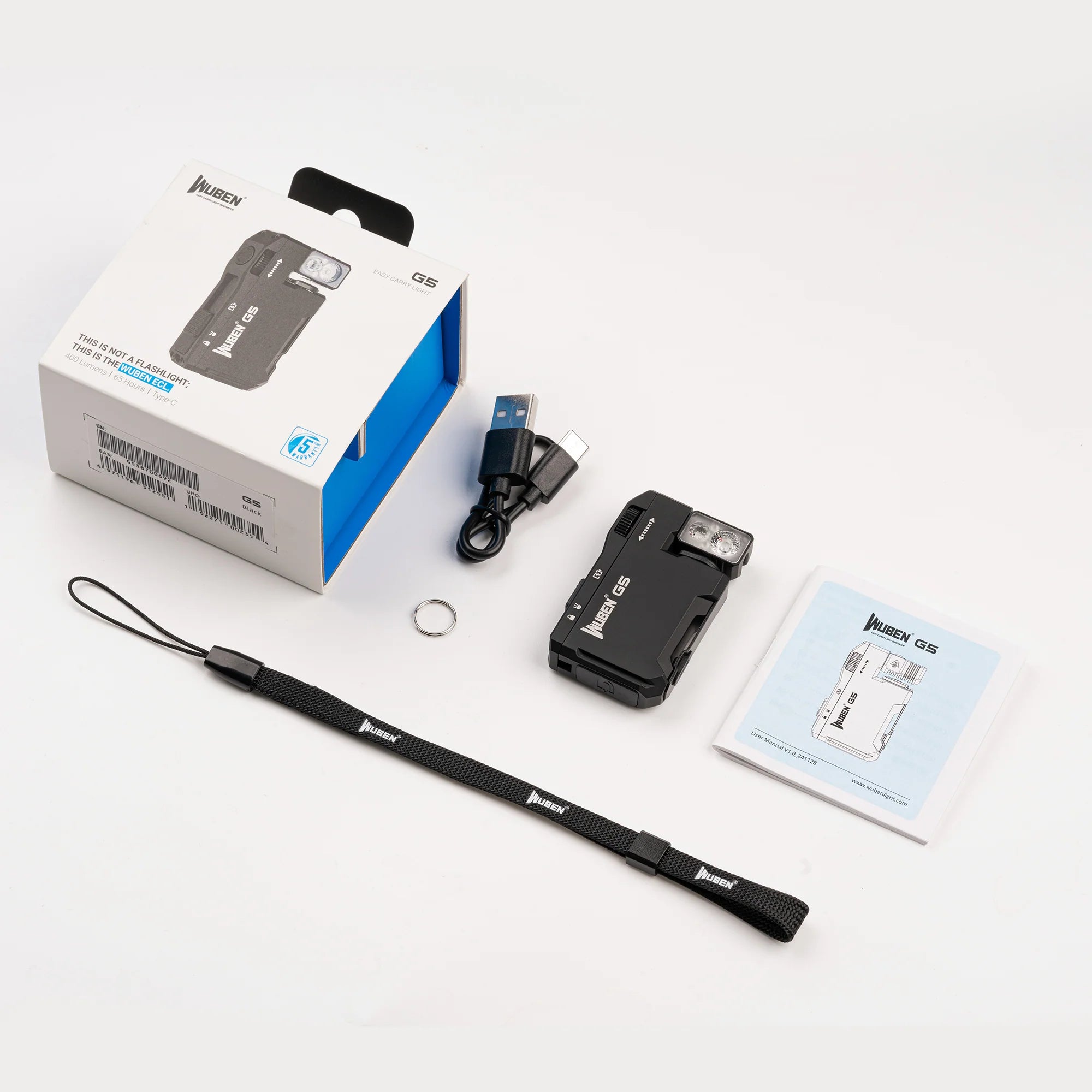 Lámpara táctica Wuben G5