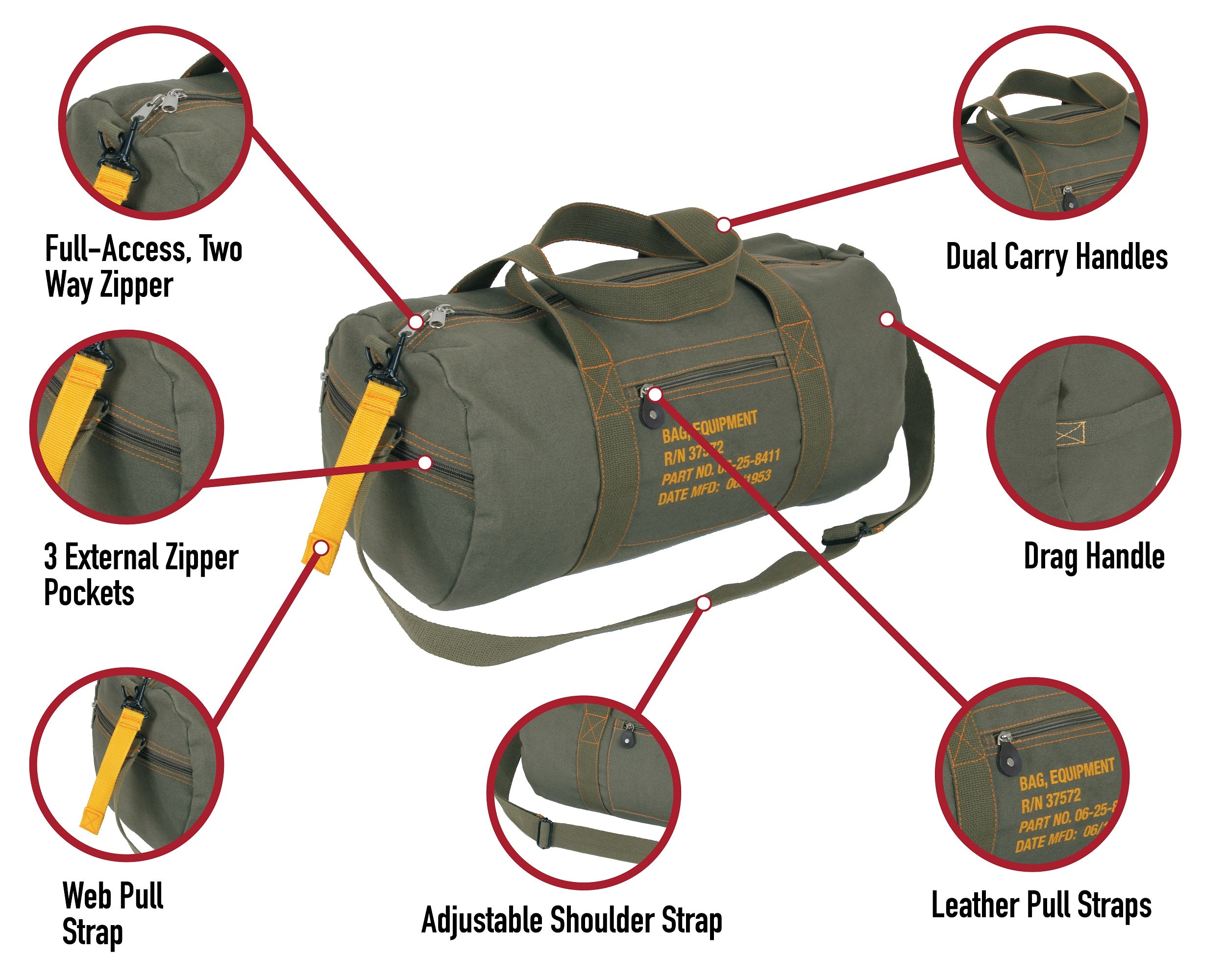 Maletín Equipo Militar Rothco