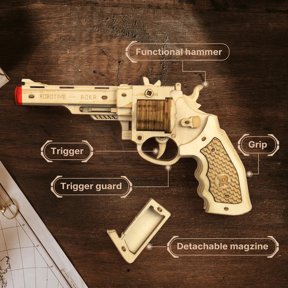 Rompecabezas 3D Revólver Corsac M60
