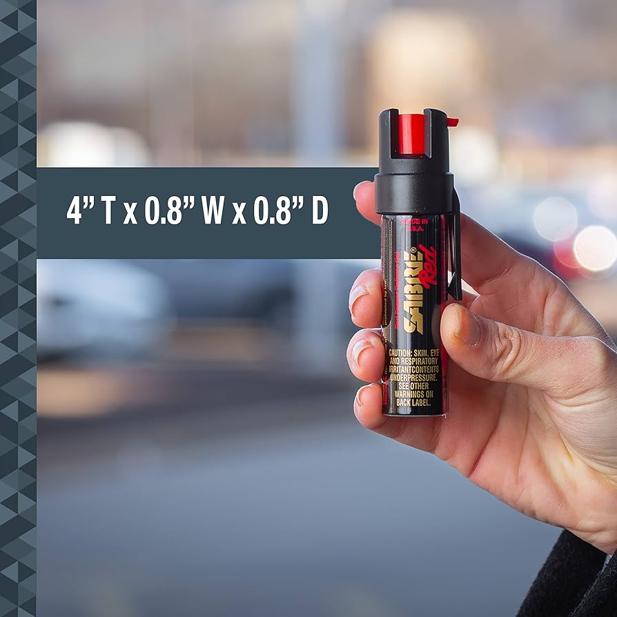 Gas Pimienta SABRE color negro con clip