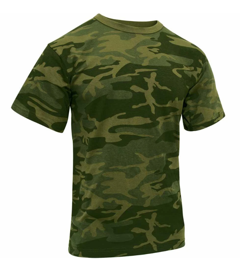 Camiseta Rothco Camuflaje Verde