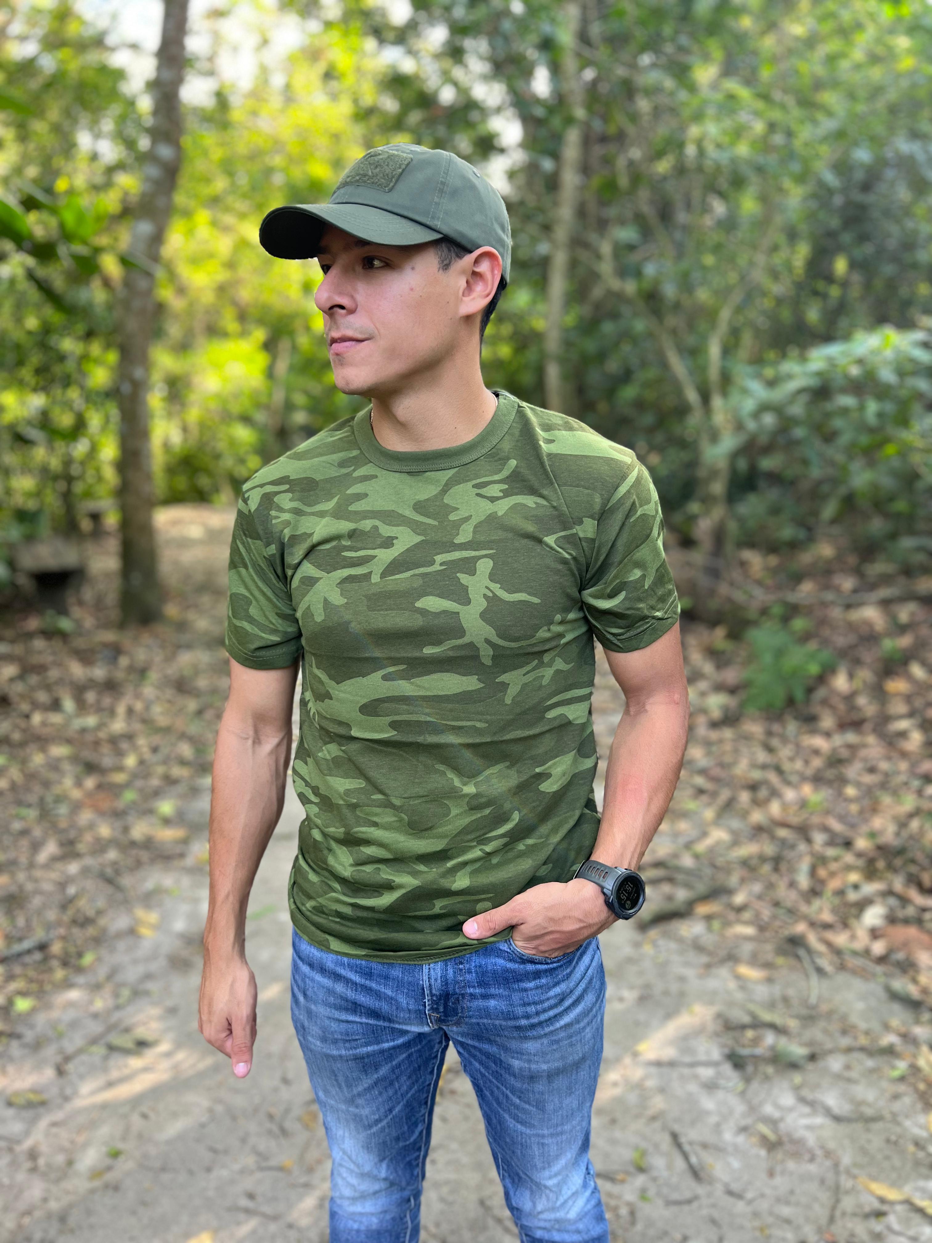 Camiseta Rothco Camuflaje Verde