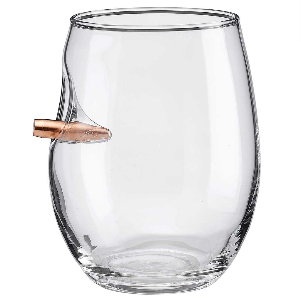 Vaso para Vino con bala .308