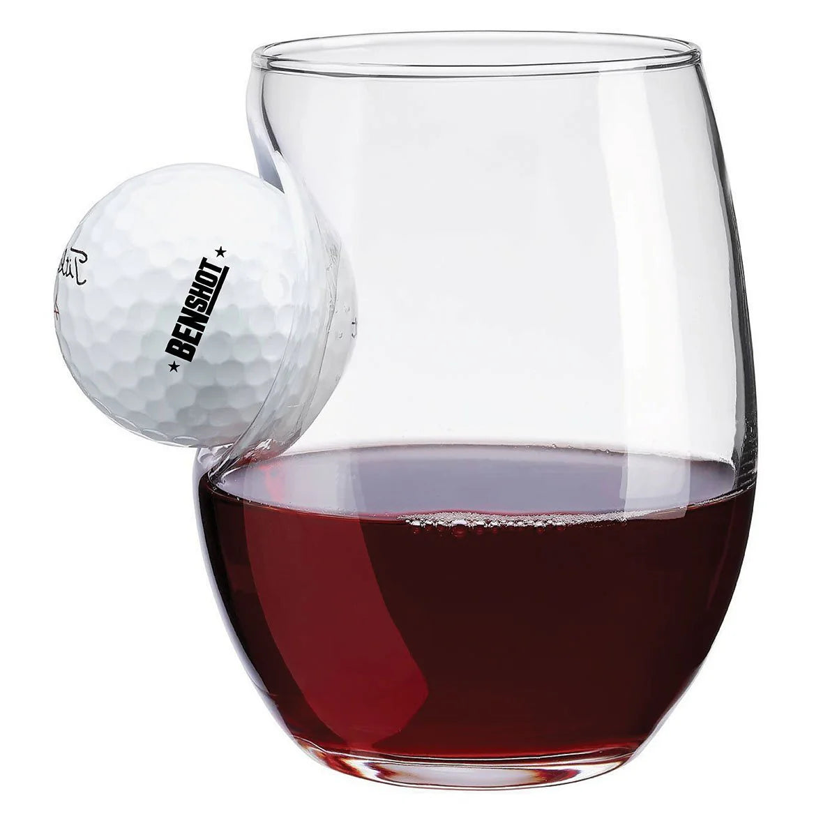 Vaso para Vino con pelota de Golf