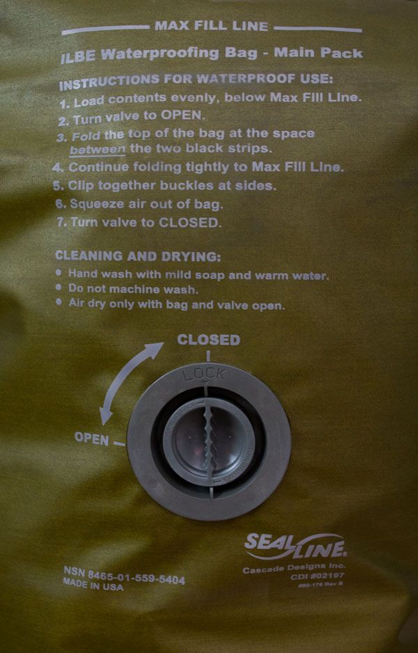 Bolsa Impermeable de los Marines (Army Surplus)